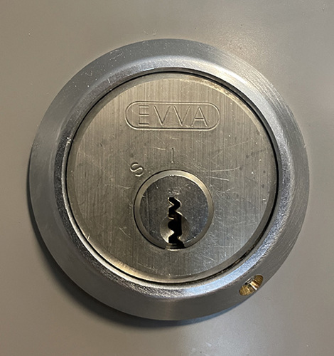 Lås ställt i normalläge